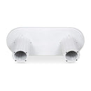 Hospitality furniture - White Oval Outdoor Dining Table - www.oroatrade.com