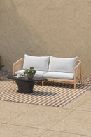 Black Concrete Outdoor Coffee Table | Novi Living Yumi | Oroa.com