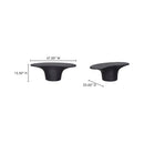 Hospitality furniture - Black Concrete Outdoor Coffee Table - www.oroatrade.com