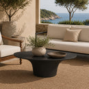 Hospitality furniture - Black Concrete Outdoor Coffee Table - www.oroatrade.com