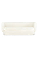 Hospitality furniture - White Modern Curved Sofa - www.oroatrade.com
