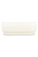 Hospitality furniture - White Modern Curved Sofa - www.oroatrade.com