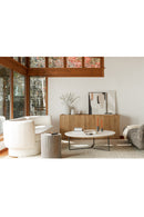Hospitality furniture - White Modern Curved Sofa - www.oroatrade.com