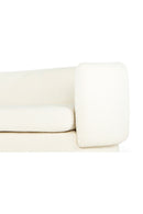 Hospitality furniture - White Modern Curved Sofa - www.oroatrade.com