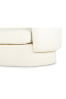 Hospitality furniture - White Modern Curved Sofa - www.oroatrade.com