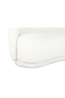 Hospitality furniture - Curved Cream Boucle Sofa - www.oroatrade.com
