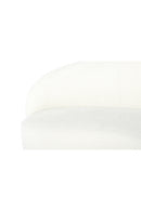 Hospitality furniture - Curved Cream Boucle Sofa - www.oroatrade.com