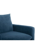 Hospitality furniture - Blue Angled-Back Lounge Chair - www.oroatrade.com