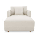 Boucle Belnd Chaise Lounge | Novi Living Bryn