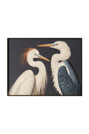 Contemporary Framed Acrylic Wall Art | Novi Living Two Cranes | Oroa.com