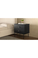 2-Drawer Wooden Nightstand | Novi Living Reagan | Oroa.com