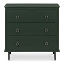Green 3-Drawer Nightstand | Novi Living Reagan