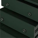 Green 3-Drawer Nightstand | Novi Living Reagan