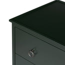 Green 3-Drawer Nightstand | Novi Living Reagan