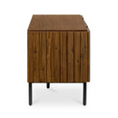 Solid Acacia 4-Door Media Cabinet | Novi Living Lincoln