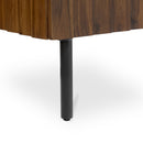 Solid Acacia 4-Door Media Cabinet | Novi Living Lincoln