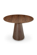 Contract furniture - Walnut Veneer Oval Dining Table - www.oroatrade.com