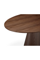 Contract furniture - Walnut Veneer Oval Dining Table - www.oroatrade.com