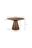 Hospitality furniture - Round Wooden Dining Table - www.oroatrade.com