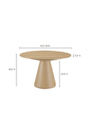 Hospitality furniture - Round Oak Veneer Dining Table - www.oroatrade.com