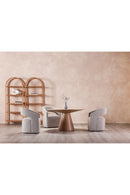 Hospitality furniture - Round Oak Veneer Dining Table - www.oroatrade.com