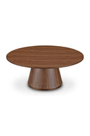 Hospitality furniture - Round Oak Veneer Coffee Table - www.oroatrade.com
