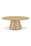Hospitality furniture - Round Oak Veneer Coffee Table - www.oroatrade.com