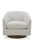 Curved Swivel Accent Chair | Novi Living Oscy | Oroa.com