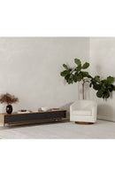 Curved Swivel Accent Chair | Novi Living Oscy | Oroatrade.com