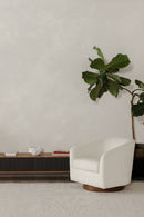 Curved Swivel Accent Chair | Novi Living Oscy | Oroa.com