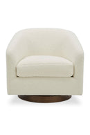 Curved Swivel Accent Chair | Novi Living Oscy | Oroa.com