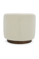 Curved Swivel Accent Chair | Novi Living Oscy | Oroa.com