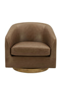 Curved Swivel Accent Chair | Novi Living Oscy | Oroatrade.com