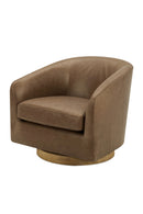 Curved Swivel Accent Chair | Novi Living Oscy | Oroatrade.com