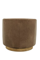 Curved Swivel Accent Chair | Novi Living Oscy | Oroatrade.com