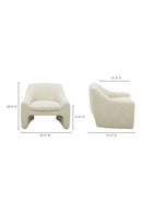 Sloped-Arm Lounge Chair | Novi Living Kenzie | Oroatrade.com