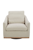 Barrel Back Swivel Lounge Chair | Novi Living Linden | Oroa.com