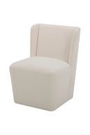 Upholstered Rolling Dining Chair | Novi Living Cormac | Oroa.com