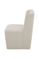Upholstered Rolling Dining Chair | Novi Living Cormac | Oroa.com