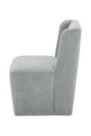 Upholstered Rolling Dining Chair | Novi Living Cormac | Oroa.com