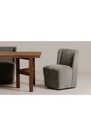 Upholstered Rolling Dining Chair | Novi Living Cormac | Oroa.com