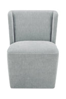Upholstered Rolling Dining Chair | Novi Living Cormac | Oroa.com