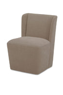 Upholstered Rolling Dining Chair | Novi Living Cormac | Oroa.com