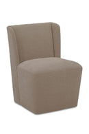 Upholstered Rolling Dining Chair | Novi Living Cormac | Oroa.com