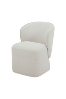 Curved Back Rolling Dining Chair | Novi Living Larson | Oroatrade.com