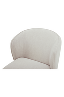 Curved Back Rolling Dining Chair | Novi Living Larson | Oroatrade.com