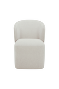 Curved Back Rolling Dining Chair | Novi Living Larson | Oroatrade.com