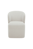 Curved Back Rolling Dining Chair | Novi Living Larson | Oroatrade.com