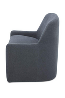 Upholstered Rolling Dining Chair | Novi Living Sandy | Oroatrade.com