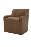 Upholstered Rolling Dining Chair | Novi Living Sandy | Oroatrade.com